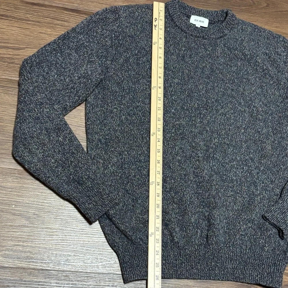 ELK HEAD Men’s 100% Merino Wool Sweater Size L, Premium Knitwear - Picture 7 of 7
